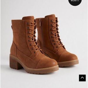 NWT torrid heeled moto bootie
